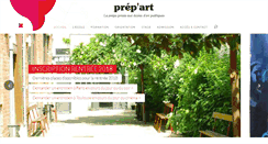 Desktop Screenshot of prepart.fr